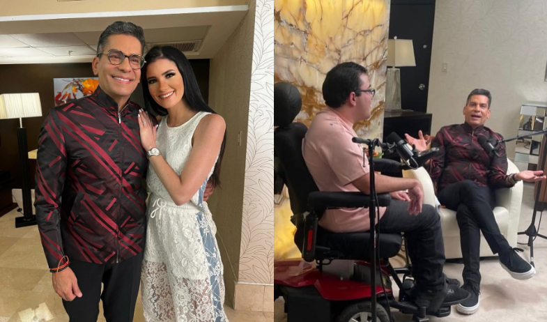 Katy Dolande acompañó a Juanpi a una grabación con Ismael Cala y terminó inspirada 