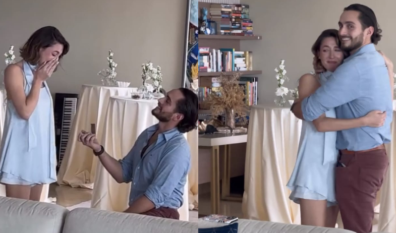 ¡Ella dijo sí! Diego de Obaldía sorprende a Mafe Achurra con propuesta de matrimonio 