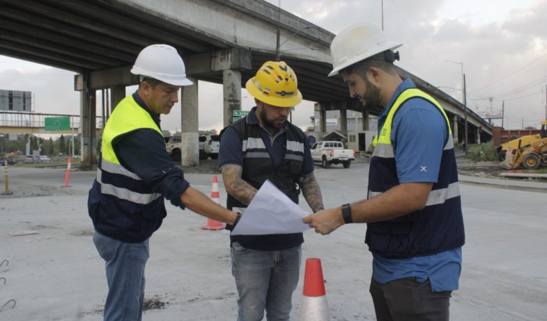 Avanzan los trabajos de rehabilitación de la rotonda de 4 Altos en Colón 