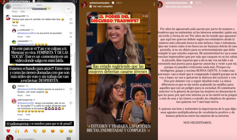  Alexa Chacón responde a quienes la critican por su ropa: 'Mi autenticidad les saca unas ronchas' 