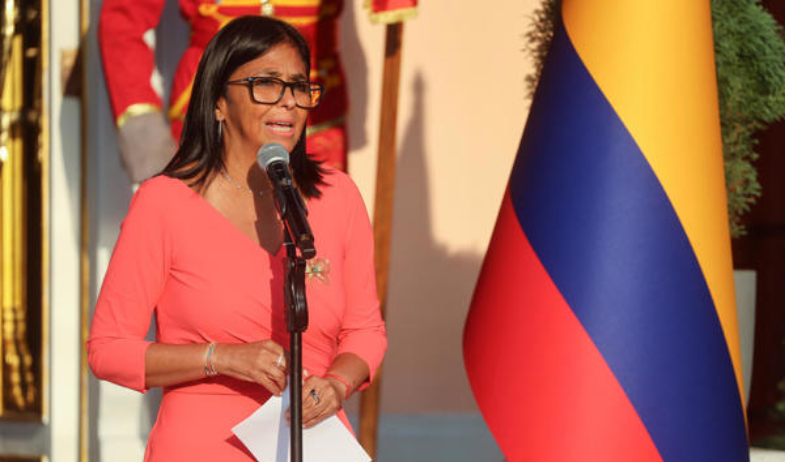 Delcy Rodríguez dice que países pueden rastrear la ayuda humanitaria en una plataforma 
