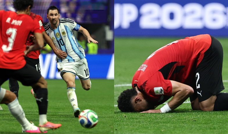 Argentina vino de atrás y apagó el sueño de Egipto con un 3-2 