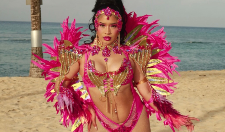 ¡Recibió su rica invitación! Aztinay dice presente en el Grand Kadooment de Barbados 