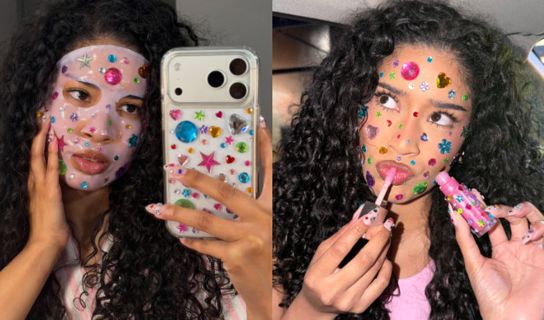 El momento ‘bedazzled’ de Aztinay llegó hasta Cosmopolitan India 