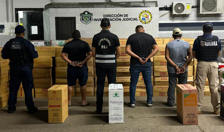 Caen con cigarrillos de contrabando valorados en 200 mil dólares 