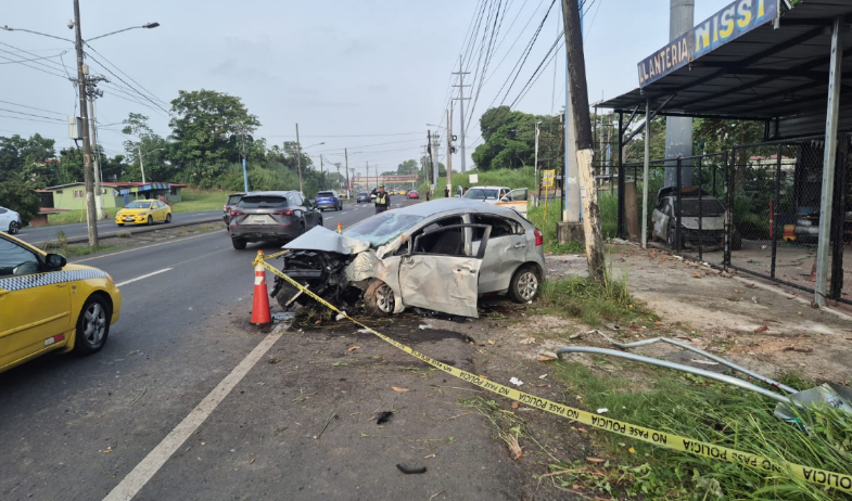 Muere pasajero en accidente de tránsito en Altos de Los Lagos 