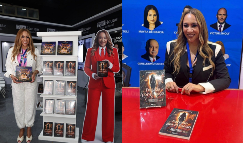 Jessica Canto llega a la Feria Internacional del Libro de Panamá con 'Forjada por el Fuego' 