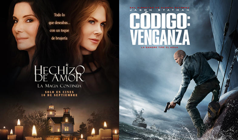 'Hechizo de Amor 2' y 'Código: Venganza' llegan a la cartelera con magia y acción 