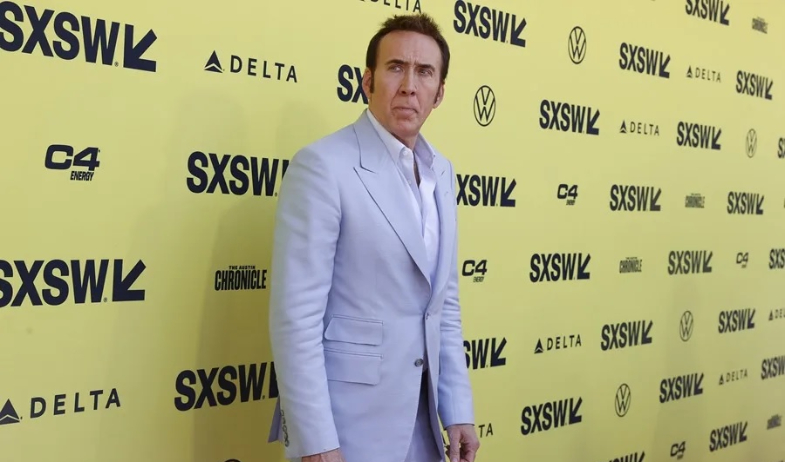Un gigantesco socavón apareció frente a la casa de Nicolas Cage 