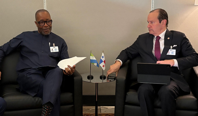 Cancilleres de Panamá y Sierra Leona inician camino para establecer relaciones diplomáticas y fortalecer el comercio 