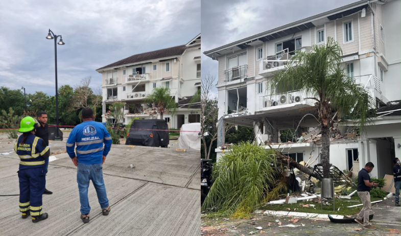 Explosión en el PH Pacific Blue deja dos heridos y afecta cuatro pisos en Río Hato 