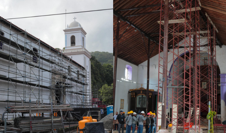 Iglesia de Portobelo alcanza un 56% de restauración 