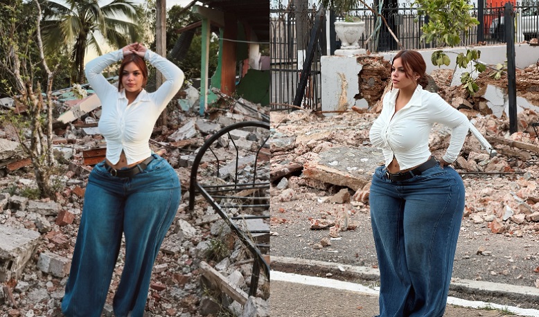 Gracie Bon responde a las críticas por sus fotos en medio de la emergencia por el sismo en Panamá 