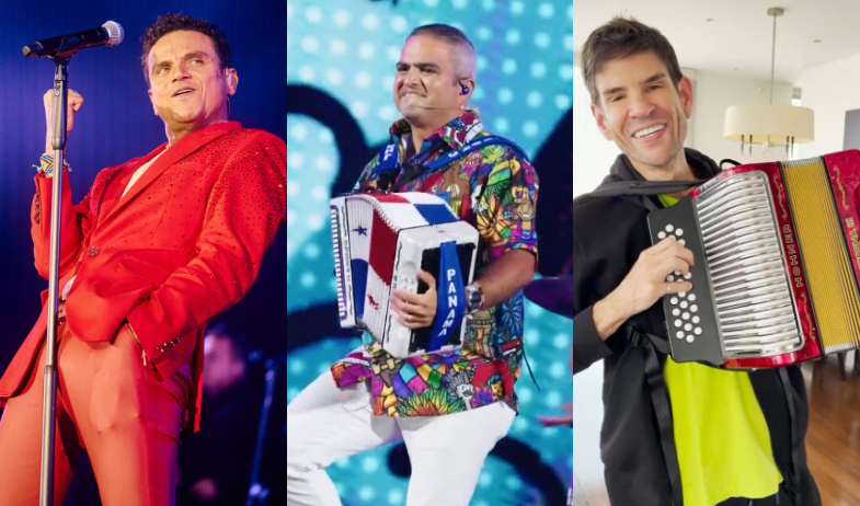 Silvestre Dangond y Juancho de la Espriella llegan a Panamá y Jhonathan Chávez se suma al baile 