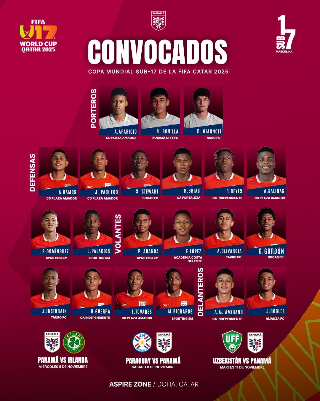 convocados 