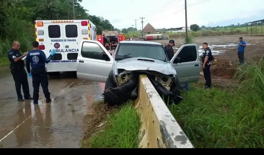 Accidente Tanara