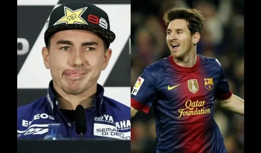 Lionel Messi y Jorge Lorenzo 