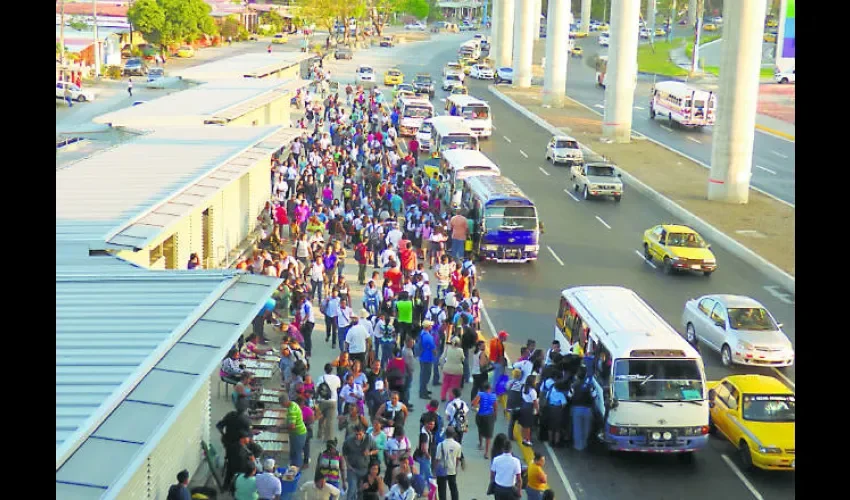 Parada en Los Andes 