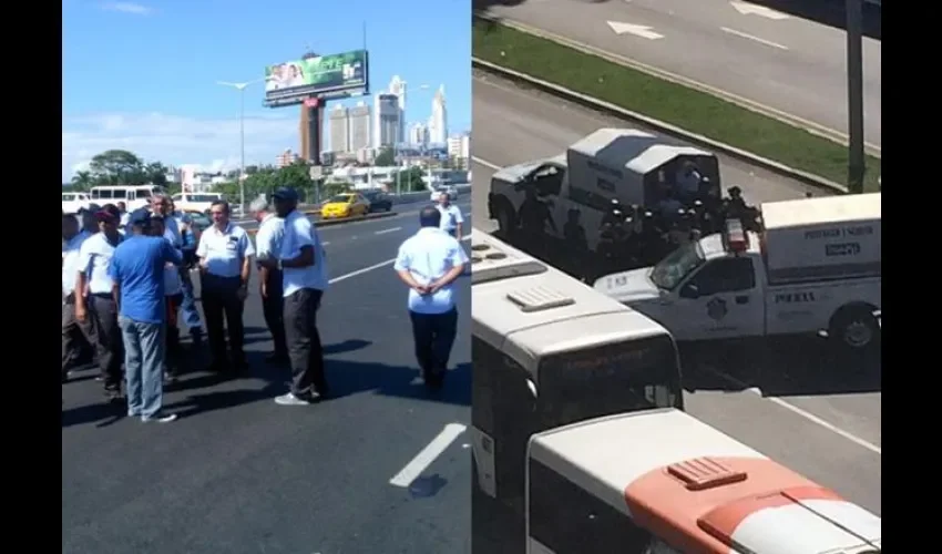 Operadores del metrobus detenidos
