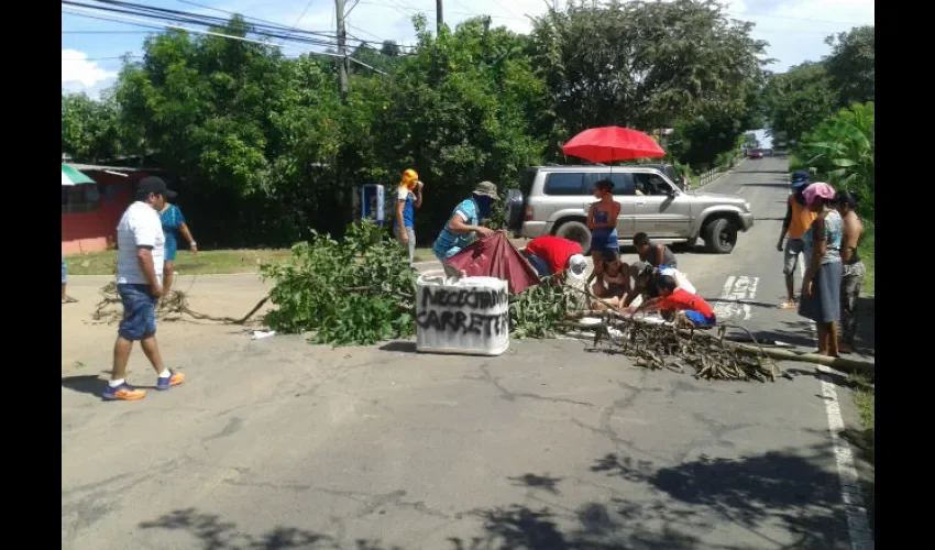 Vía en Montijo 