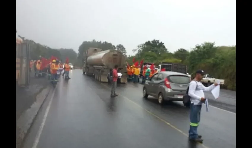 Protesta Suntracs Veraguas