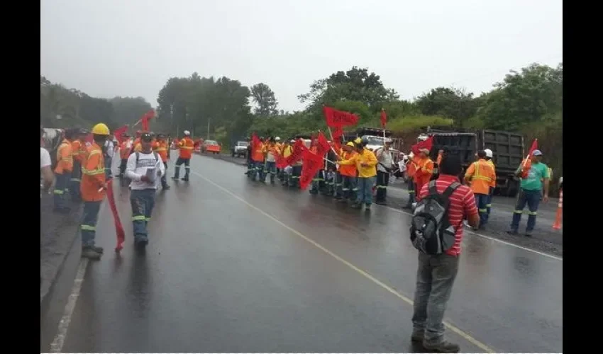 Protesta Suntracs Veraguas