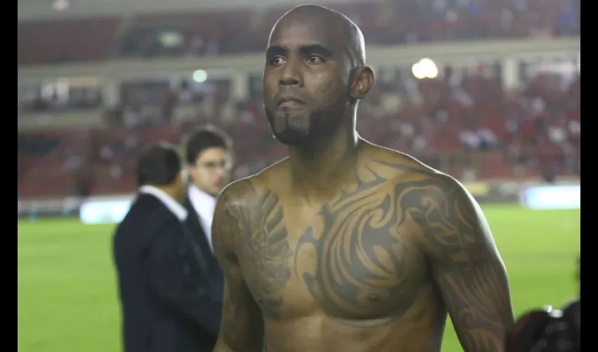 El defensor central Felipe Baloy. Foto: Anayansi Gamez