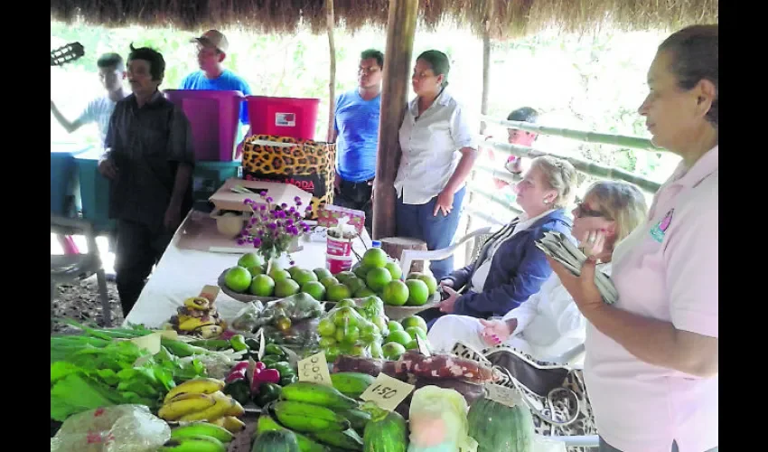 Una de las familias que cultiva variados productos.