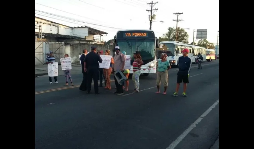 Protesta en El Balboa 