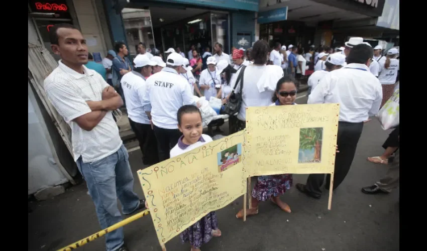 Evangelicos protestan 