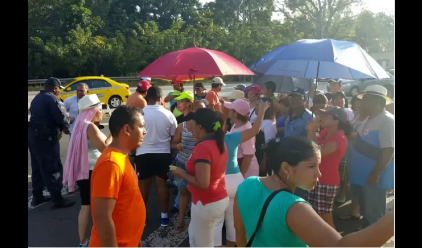 Protesta en Arraiján por falta de agua