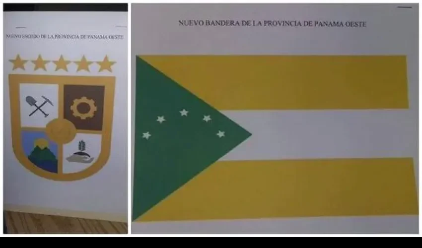 Bandera y escudo de la décima provincia 