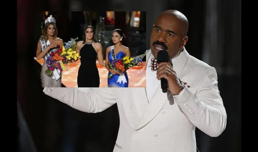 Steve Harvey, Paulina Vega, Pia Alonzo Wurtzbach y Ariadna Gutiérrez