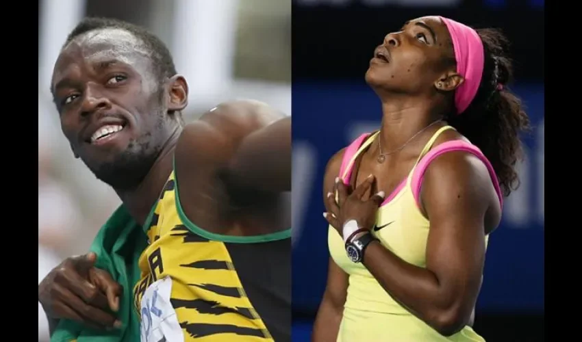 Usain Bolt y Serena Williams 