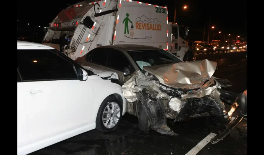 Accidente de tránsito en la vía tocumen