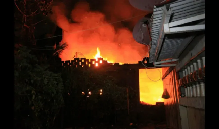 Incendio en Santa Ana