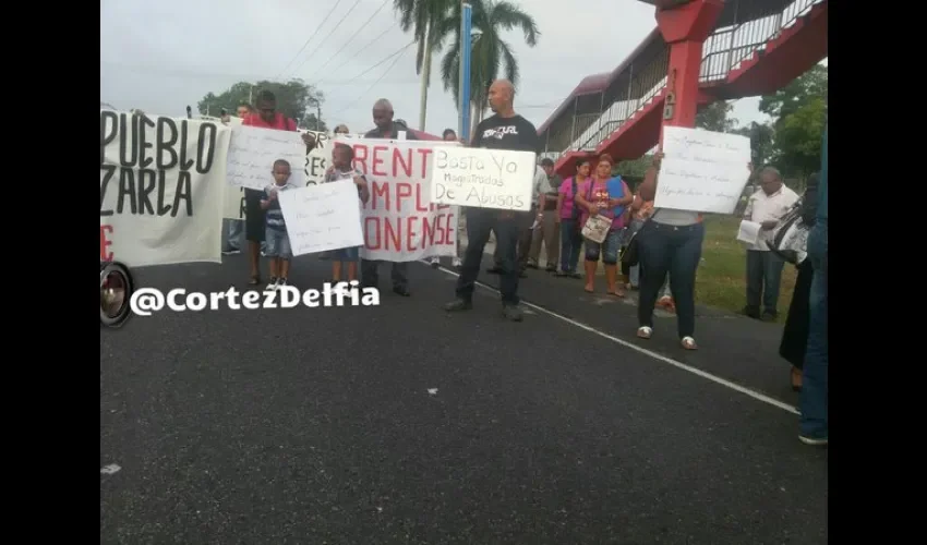 Protesta en Colón 