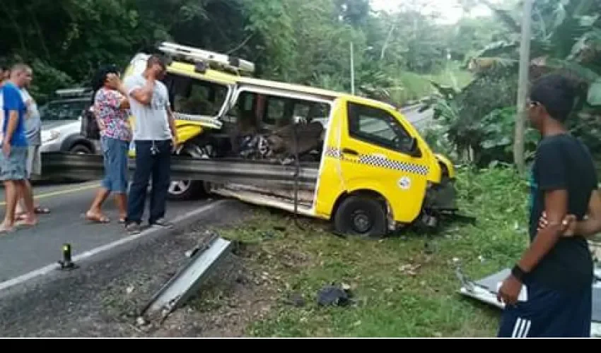 Accidente de tránsito en Salamanca de Colón
