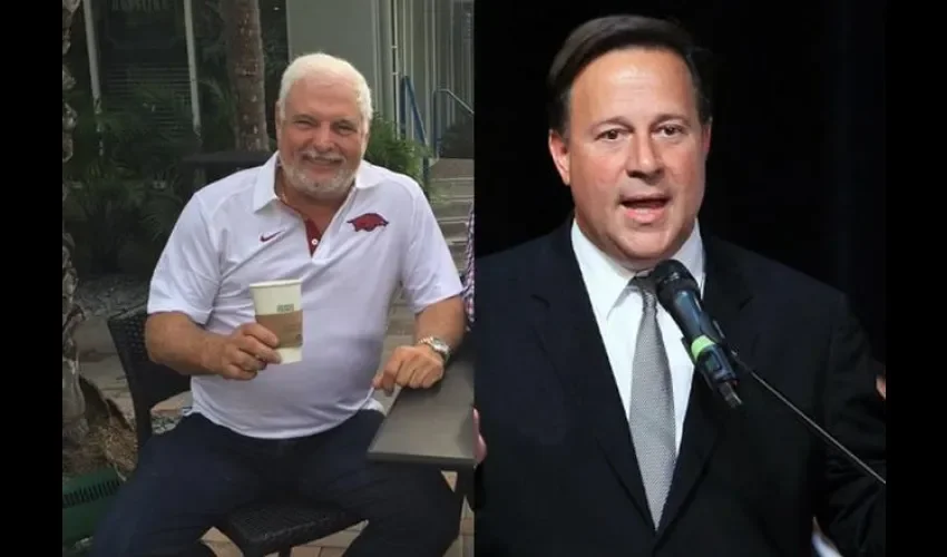 Ricardo Martinelli y Juan Carlos Varela 