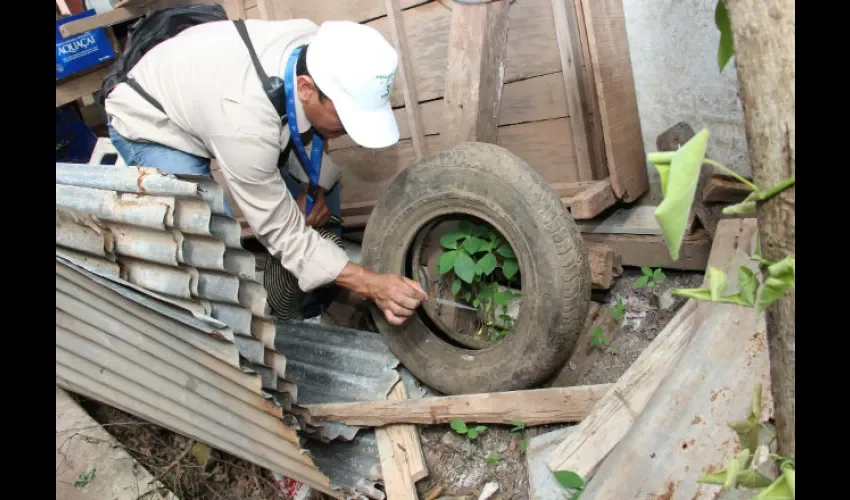 Operativo contra dengue y Zica 