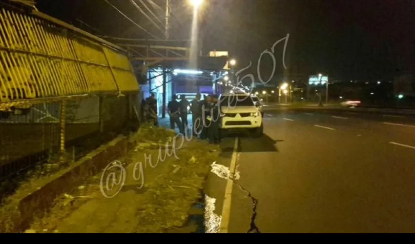 Droga en carro con placa del Estado 