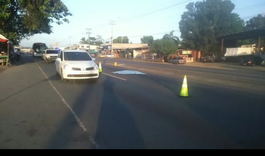 Hombre vestido  de mujer muere atropellado en la 24 de diciembre 