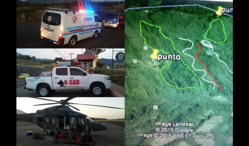 Rescatan a 8  extraviados de excursión en Chiriquí