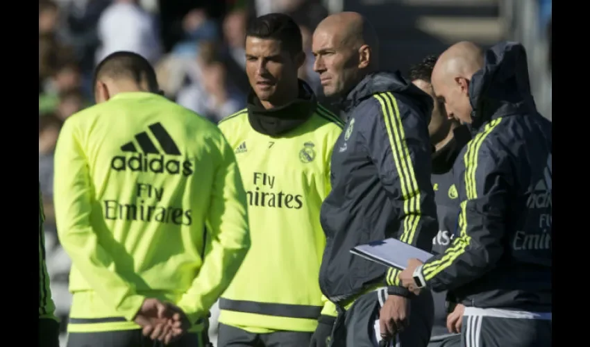 Zinedine Zidane técnico del Real Madrid
