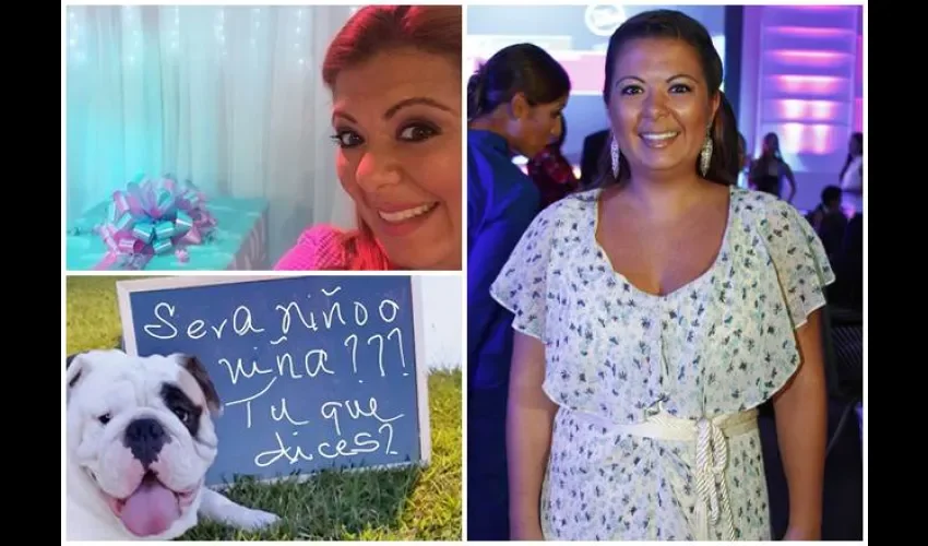 Viene una niña. 