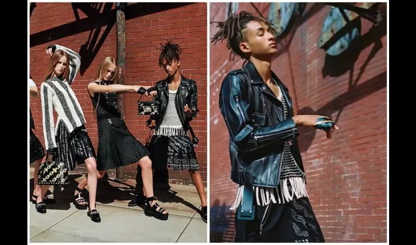 Vestido con ropa de mujer