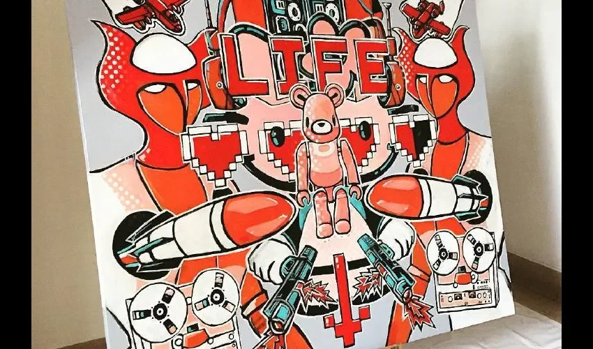 Una de sus nuevas obras. Foto: Cortesía