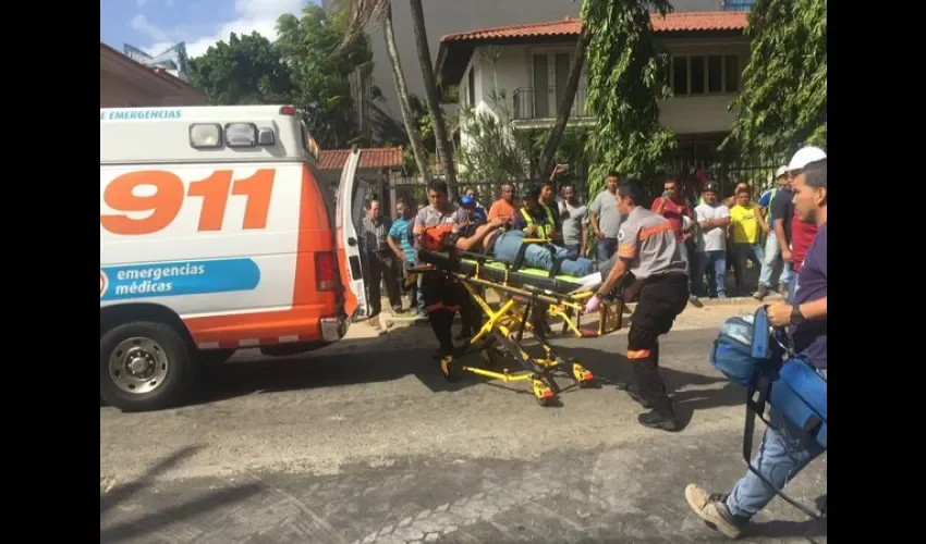 Obreros del suctracs se accidentan 