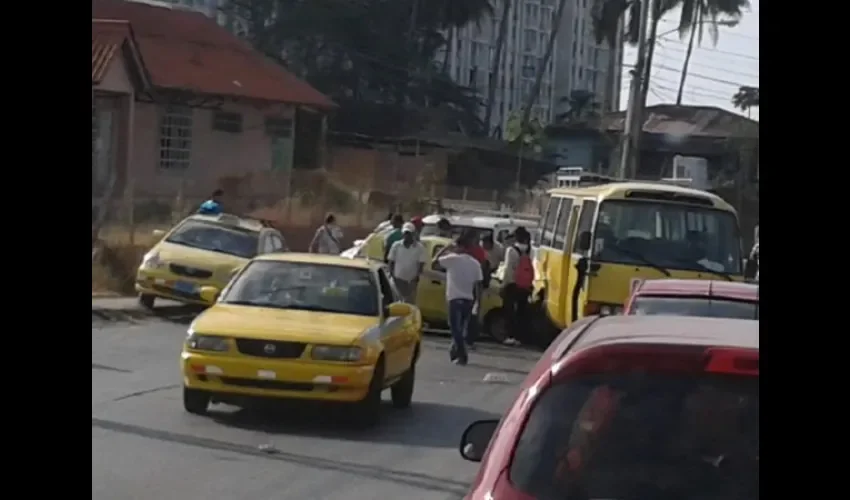 Accidente de tránsito en la  Roosevelt