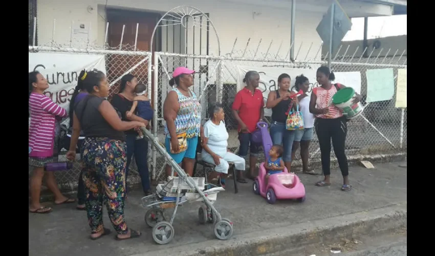 Protesta en curundú por centro de salud